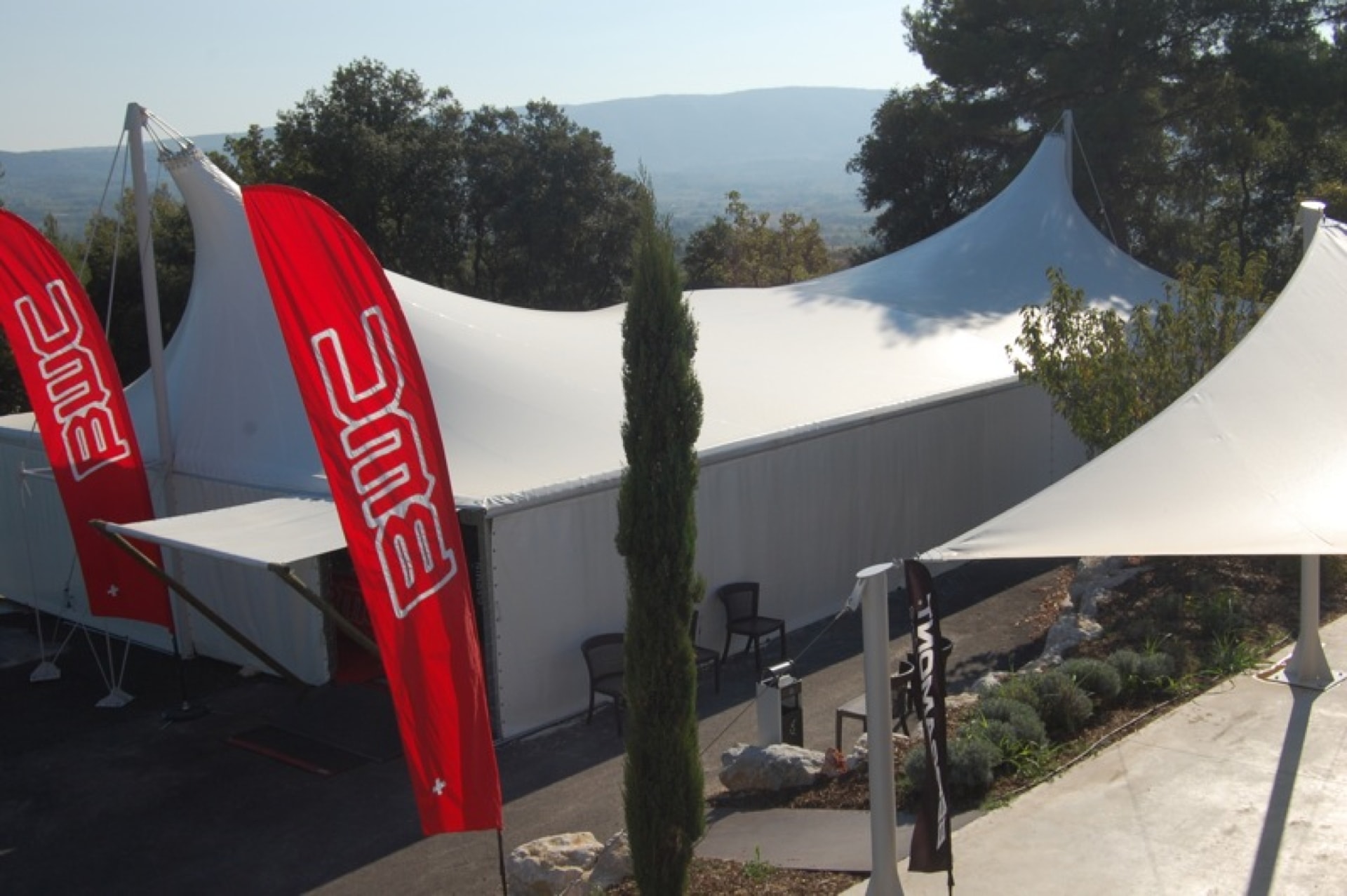 Surface ombragée: 200m2, Textile: STAM 6002, Lieu: Vaucluse