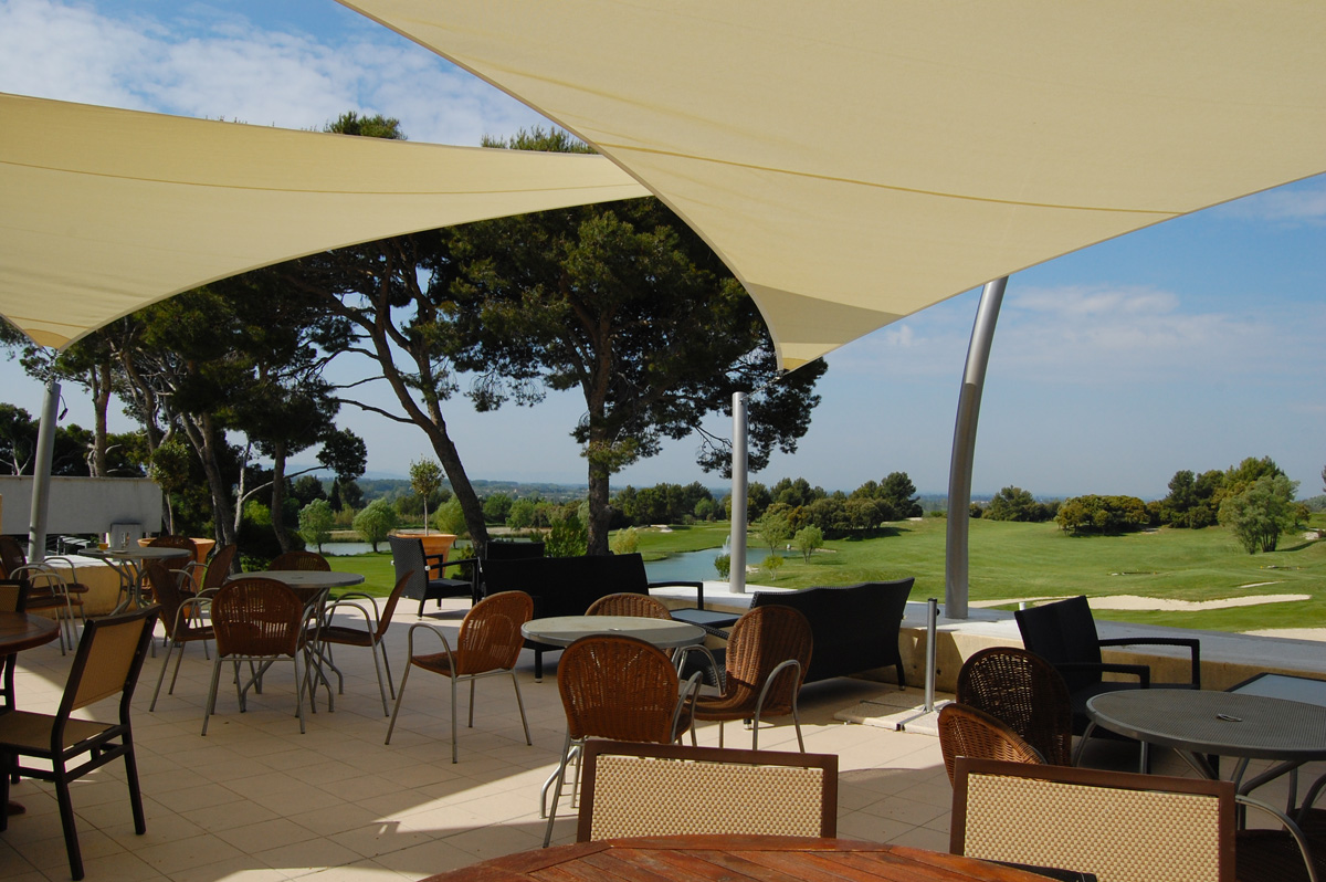 Surface ombragée: 86m2, Textile: STAM 6002, Lieu: Vaucluse
