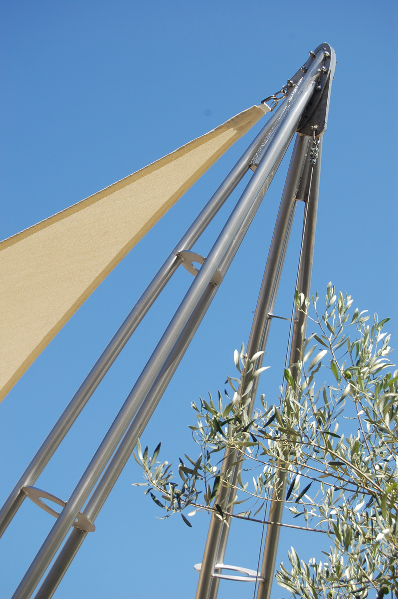 Surface ombragée: 25m2, Textile: Soltis 52, Lieu: Vaucluse