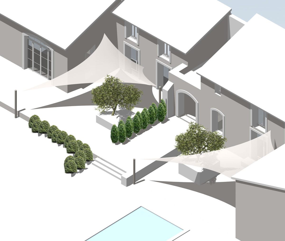 Surface ombragée: 48m2, Lieu: France