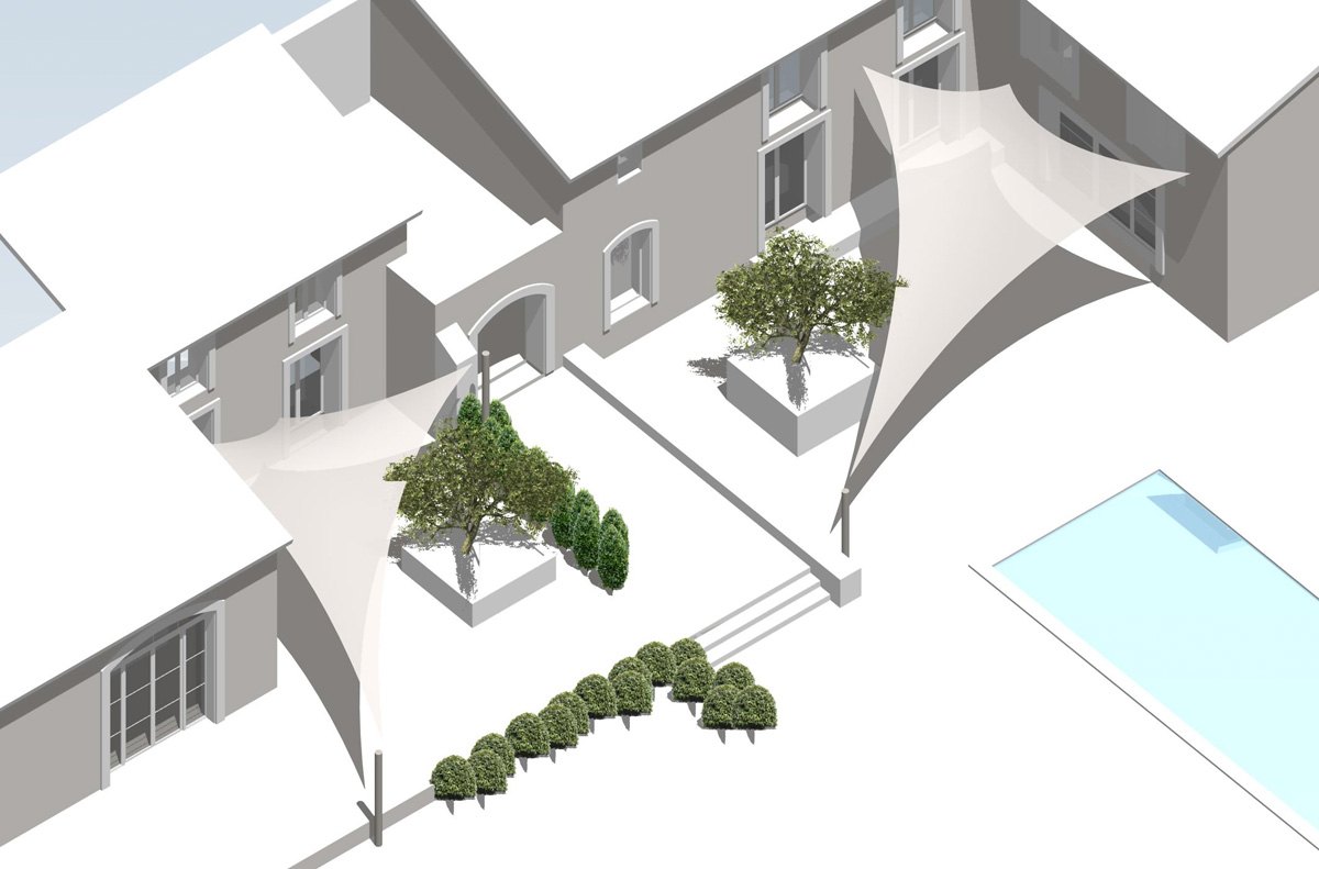 Surface ombragée: 48m2, Lieu: France