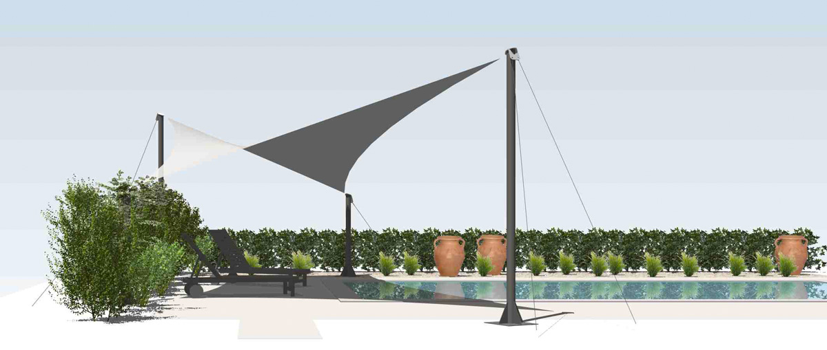 Surface ombragée: 30m2, Lieu: Vaucluse