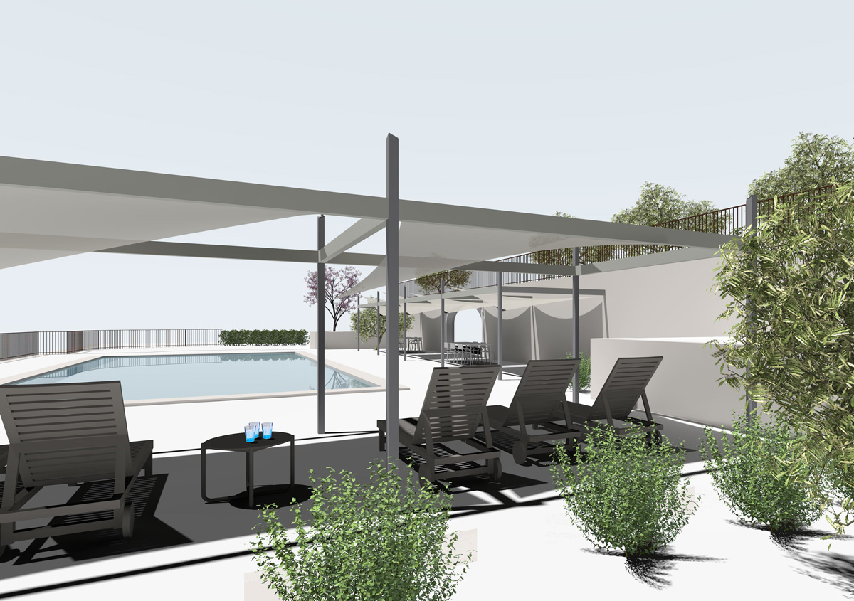 Surface ombragée: 43m2, Lieu: Vaucluse