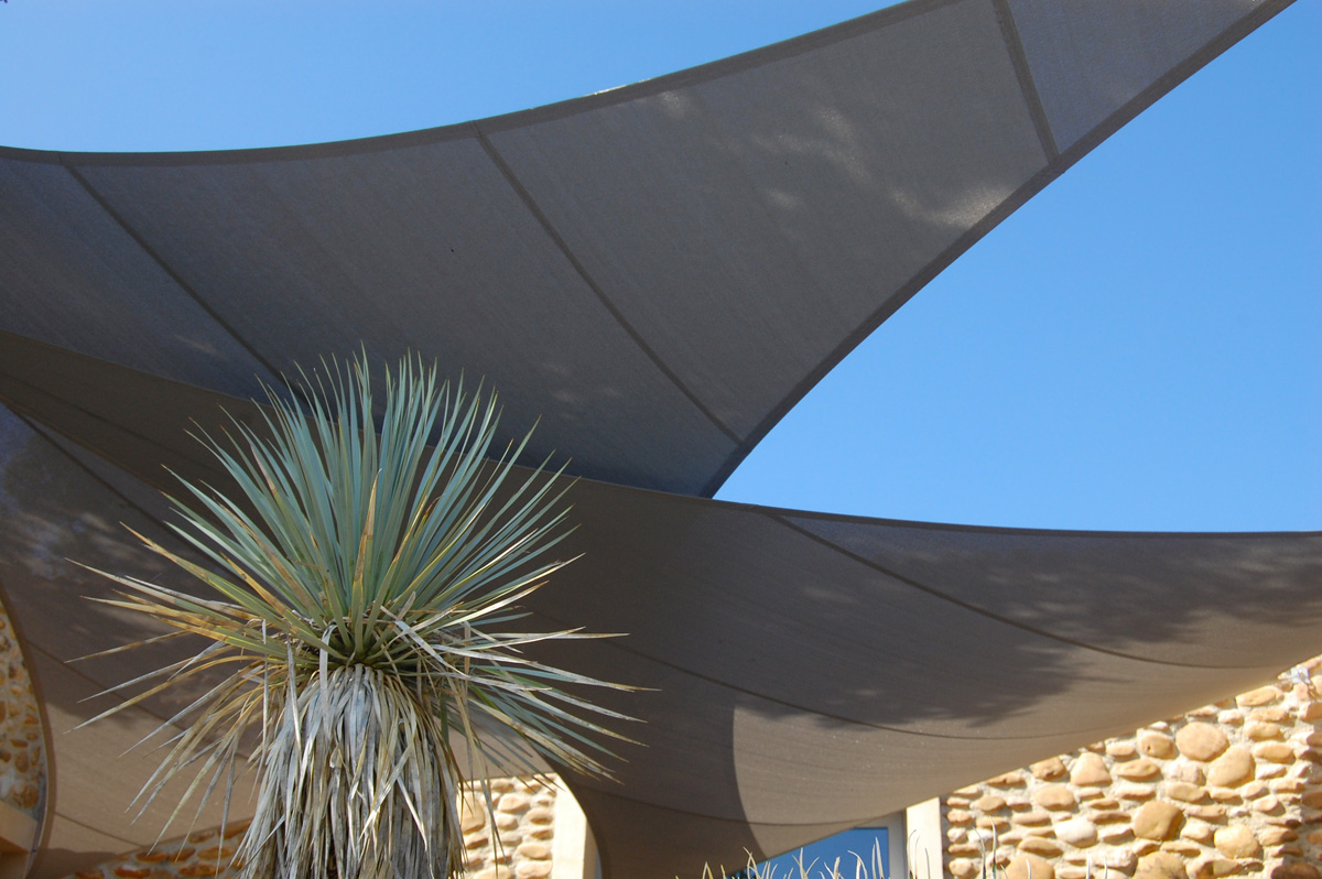 Surface ombragée: 41m2, Textile: HDPE, Lieu: France